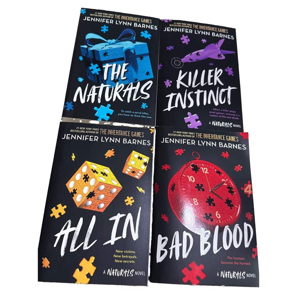 The Naturals Series 4 Book Set Jennifer Lynn Barnes PB Ages 12+ YA Crime EUC